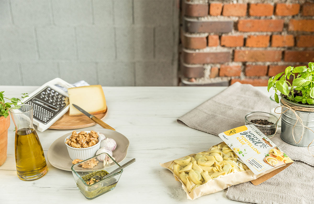 Tortelloni Käse Verfeinerungsschritt 1 Großansicht