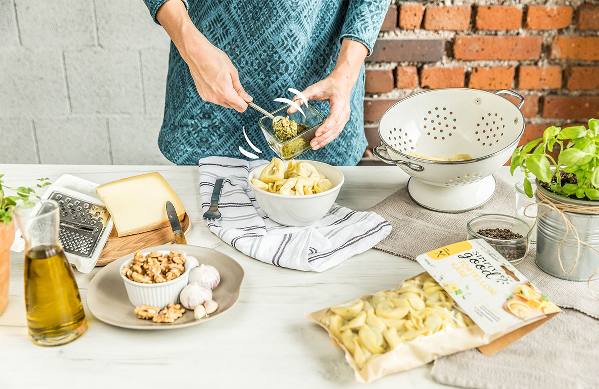 Tortelloni Käse Verfeinerungsschritt 4 Großansicht