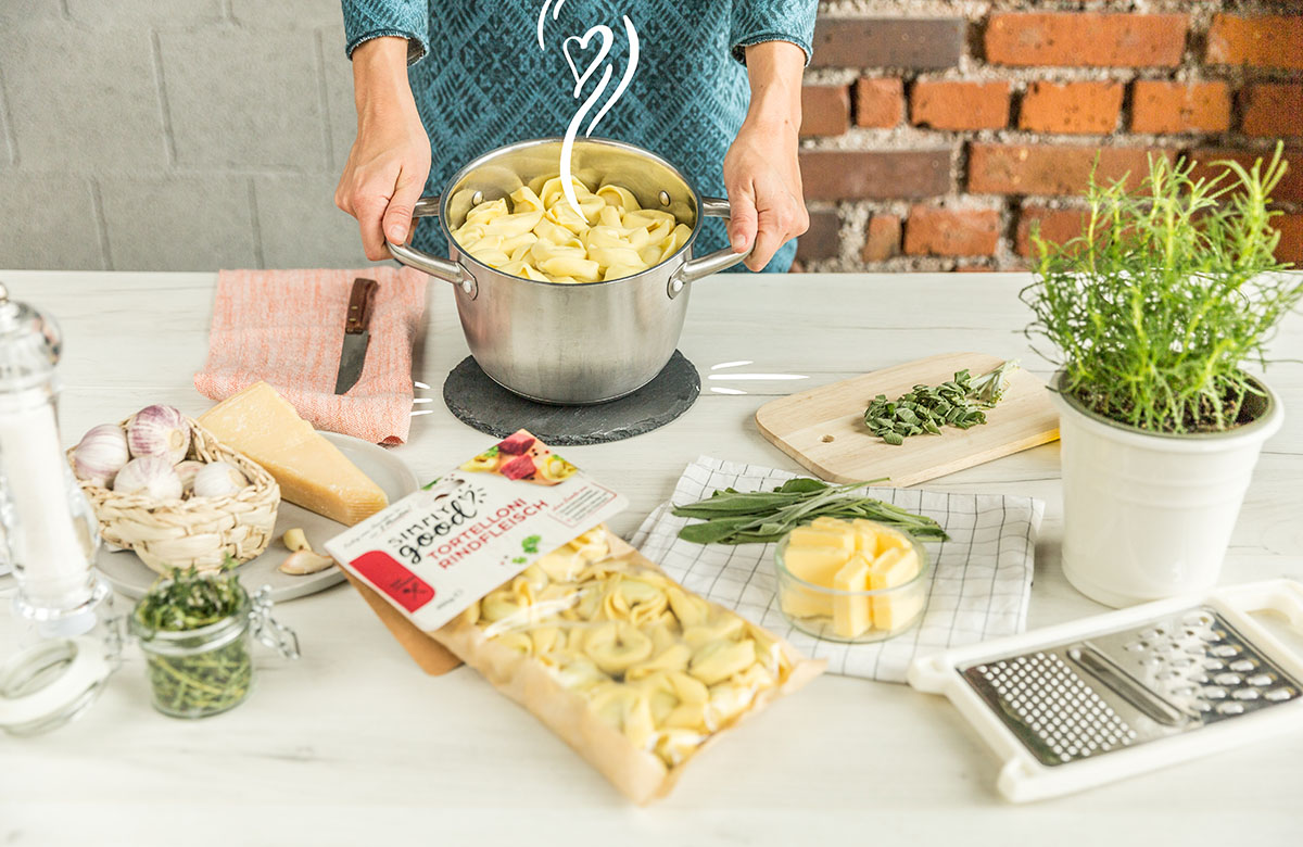 Tortelloni Rindfleisch Verfeinerungsschritt 3 Großansicht