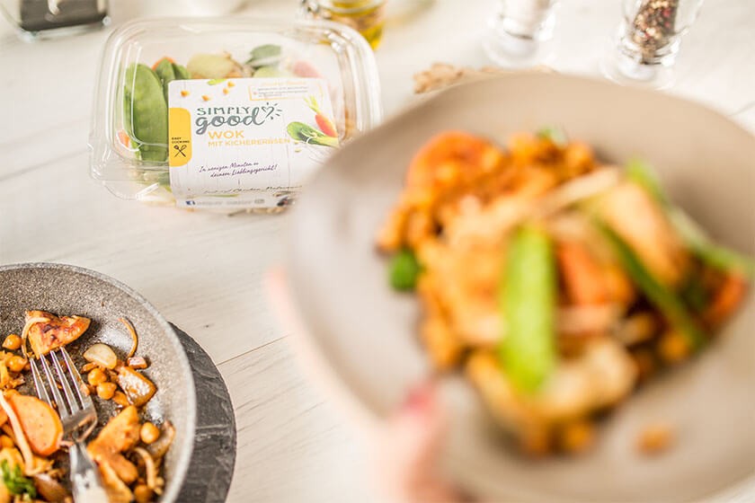 Wok mit Kichererbsen Bild 3 Großansicht