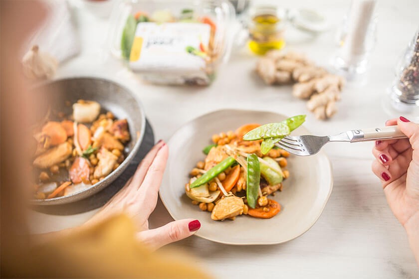 Wok mit Kichererbsen Bild 2 Großansicht