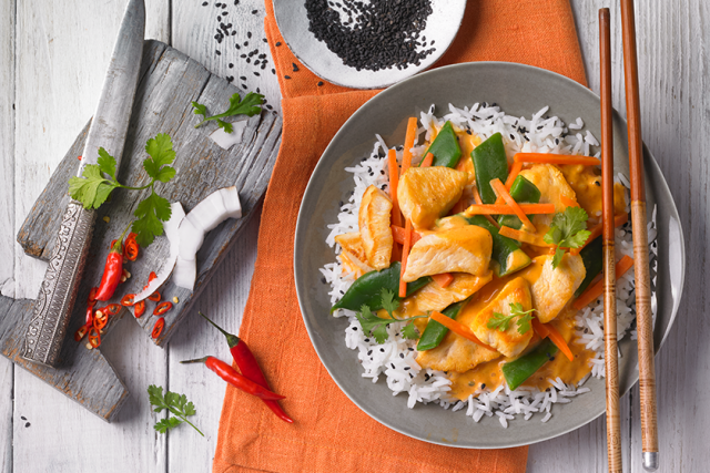 Genussbild Thai Red Chicken Curry