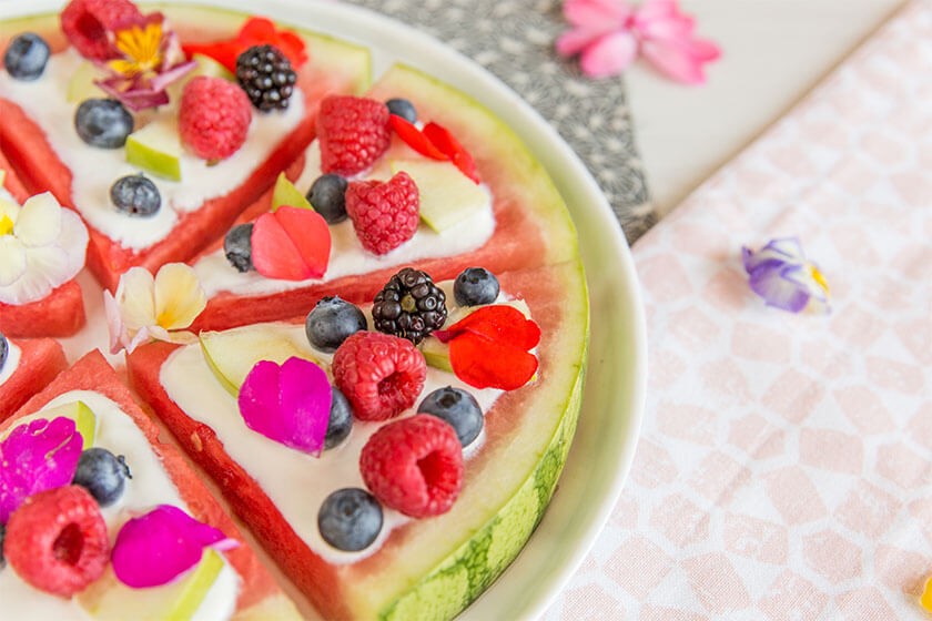 Wassermelonen Pizza Bild 1 Großansicht