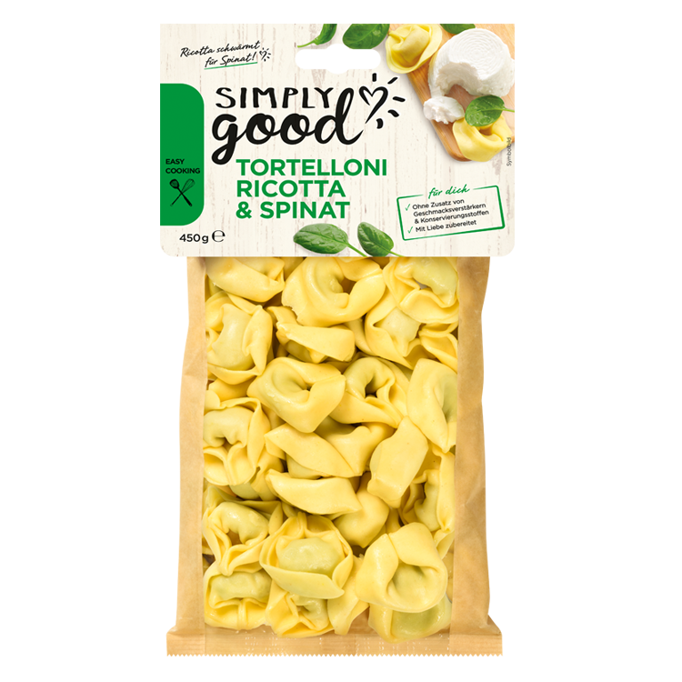 Tortelloni Ricotta &amp; Spinat
