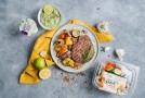 Rezept Steak mit Grillgemüse und Avocado-Dip Headerbild