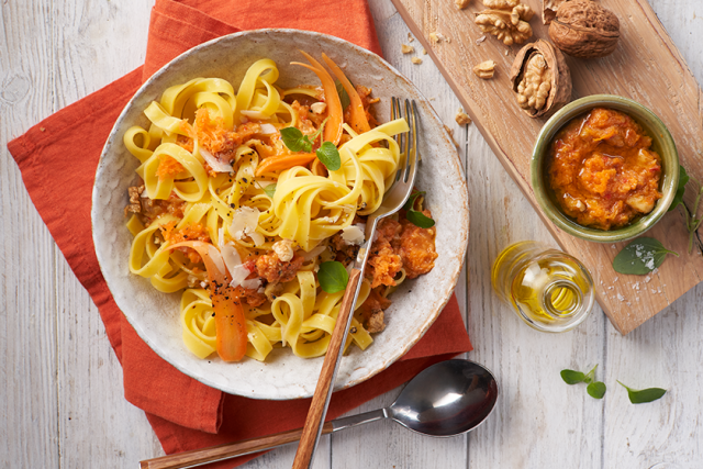 Genussbild Fettuccine