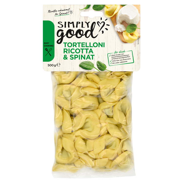 Tortelloni Ricotta & Spinat