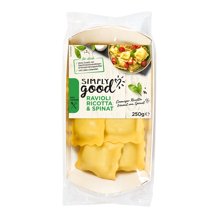 Ravioli Ricotta & Spinat